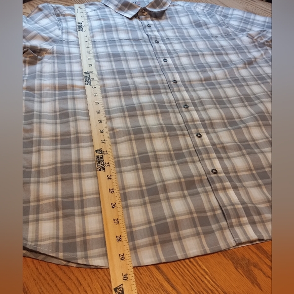 5.11 Tactical Short Sleeve Plaid Snap Up Men's Shirt Size L - Picture 10 of 11